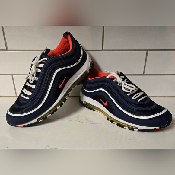 Nike Air Max 97 Running Shoes Mens Size 11 921826-403 Midnight